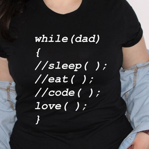 Love Dad Code, programmers tshirt, coders shirt, Dad gift, coders tshirt, fun tshirt, computer code