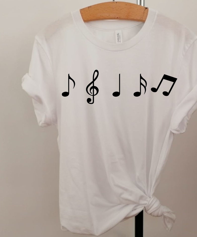 Musical Note Merch Musical Notes, Music Notes, Music Tshirt, Musicians Shirt, Musical Gift ...