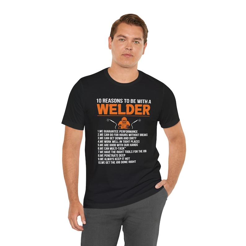Welder T-Shirt, Welding Professional Tee, Welders Pride, Casual Wear, Family Gift Shirt image 2