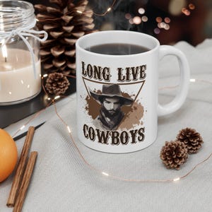 Long Live Cowboys Mug, cowboy mug, cowboy coffee mug, country mug