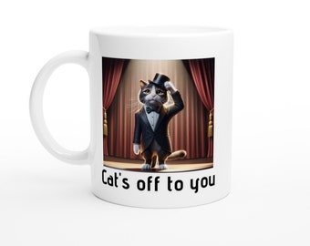 Cat's Off to You! - The Feline Finale Mug
