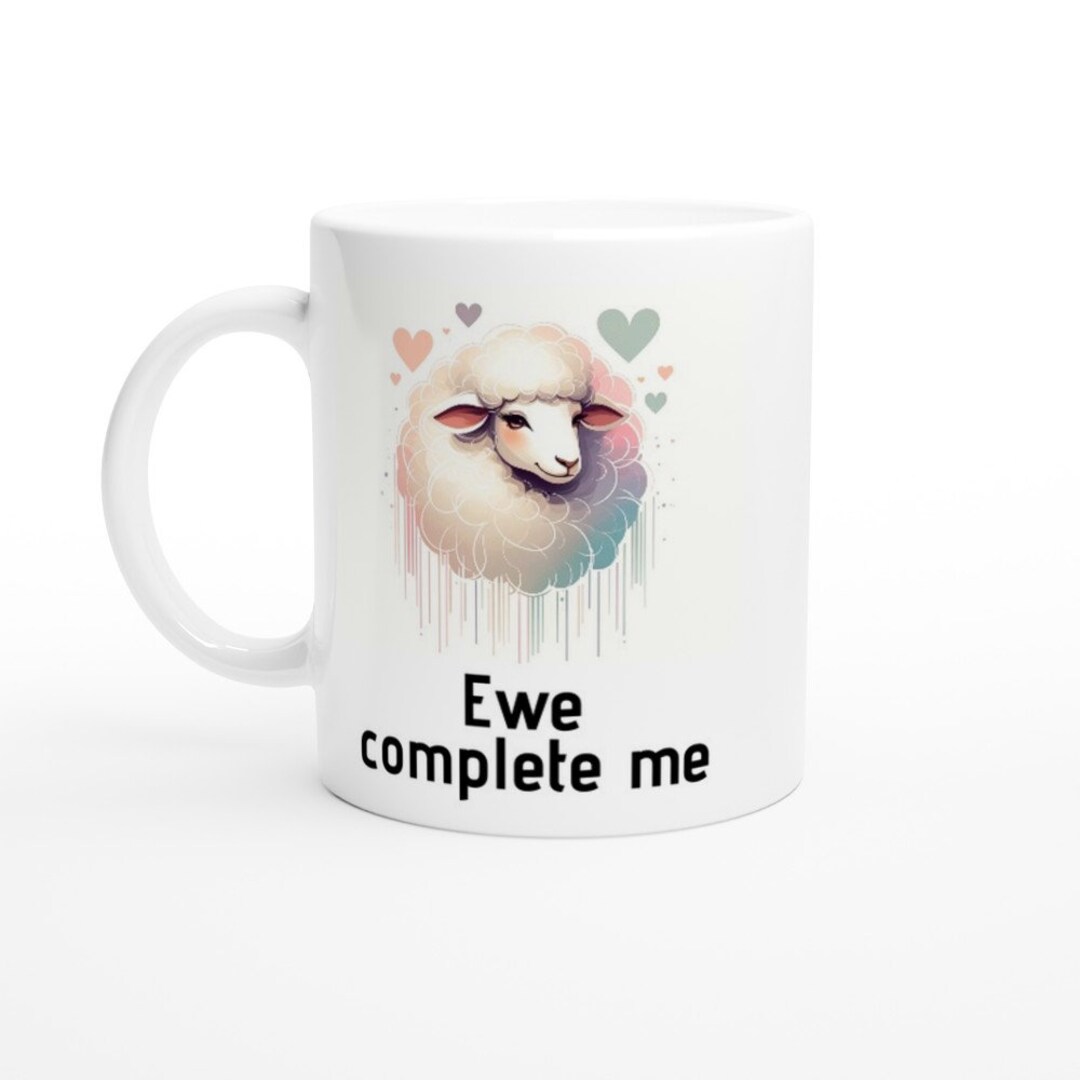 Sheep Love 'ewe Complete Me' Mug Etsy