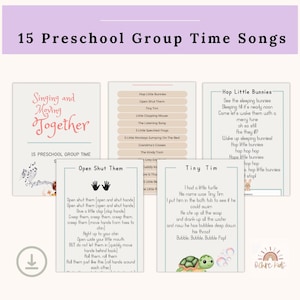 Ebook / Download digitale di canzoni per bambini in età prescolare