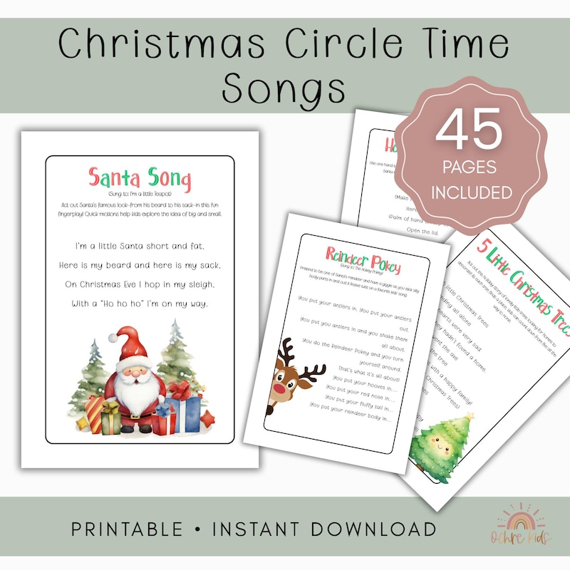 Winter Circle Songs - Etsy UK