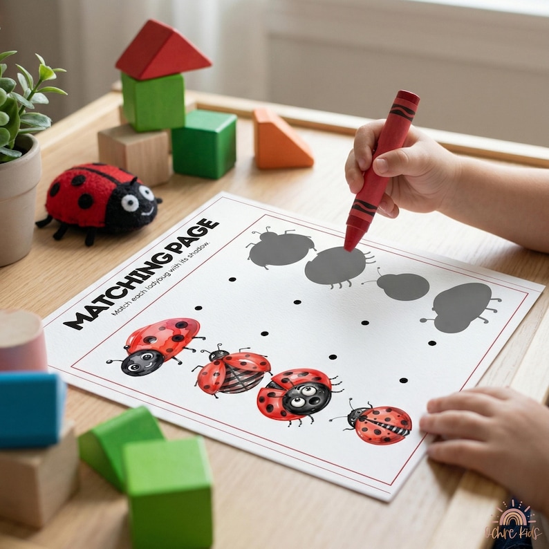 Ladybug Life Cycle Worksheets – Preschool Science Printable, Insect ...