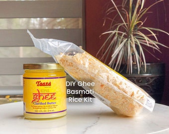 DIY Indian Cooking: Ghee Basmati Rice Kit (4-6 servings)