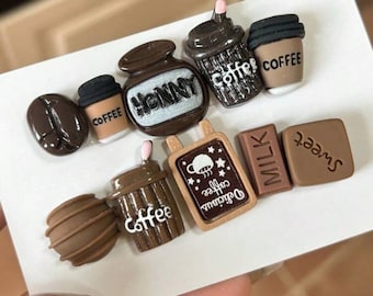 Coffee Fridge Magnet (10 pieces)