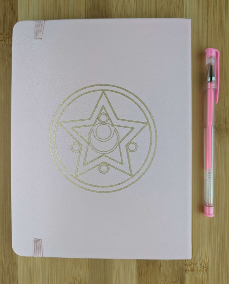 Sailor Moon Inspired Bullet Journal, Sailor Moon Notebook, Custom ...