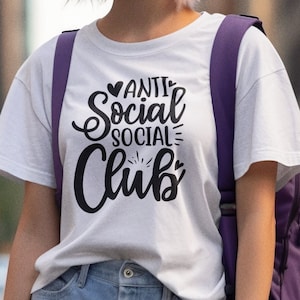 Anti social social club shirt, Unisex Heavy Cotton Tee