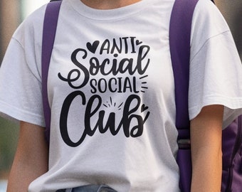 Anti social social club shirt, Unisex Heavy Cotton Tee