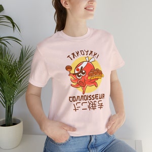 Takoyaki connoisseur t-shirt, japan street food shirt, japanese food, cute kawaii octopus, travel, gift for foodie
