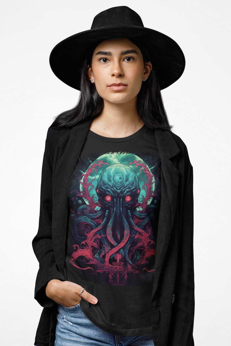 CTHULHU COLA LANGARM T-SHIRT Lovecraft Miskatonic H.P. Fun Horror Wars