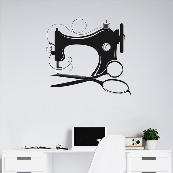 Sewing Wall Decal Etsy