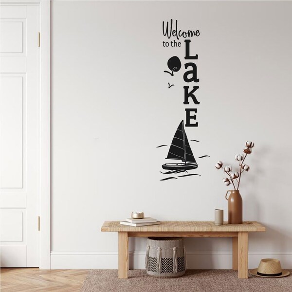 Lake Wall Decal Etsy