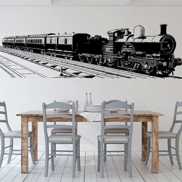 Train Wall Decals Etsy