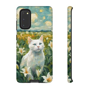 Monet Cat Phone Case: Protective Art Phone Cover