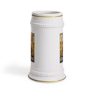 Oktoberfest Beer Stein Mug: German Ceramic, Vibrant Design