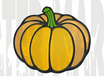 Pumpkin Machine Embroidery Design – Fall Harvest (Digital Download)