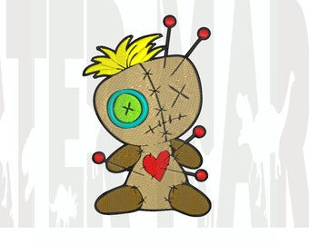 Voodoo Doll Embroidery Design, Machine Embroidery Pattern (Digital Download)
