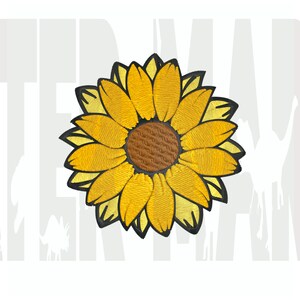 Sunflower Daisy Flower Patches Sew/iron On Embroidered - Temu