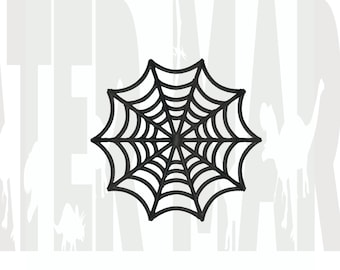 Diseño de bordado de telaraña: Patrón de bordado a máquina (descarga digital)