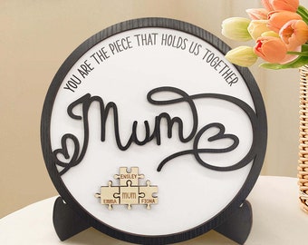 Mother's Day Jigsaw You Are the Piece That Holds Us Together Mother's Day Gift