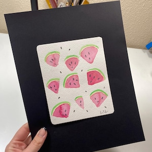 Watermelon Watercolor Painting
