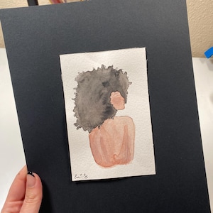 Figurative Woman Watercolor