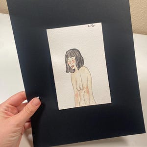 Figurative Woman Watercolor