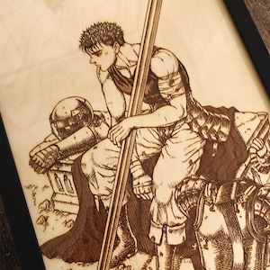 Young Guts - Wood Berserk Art - Swordsman