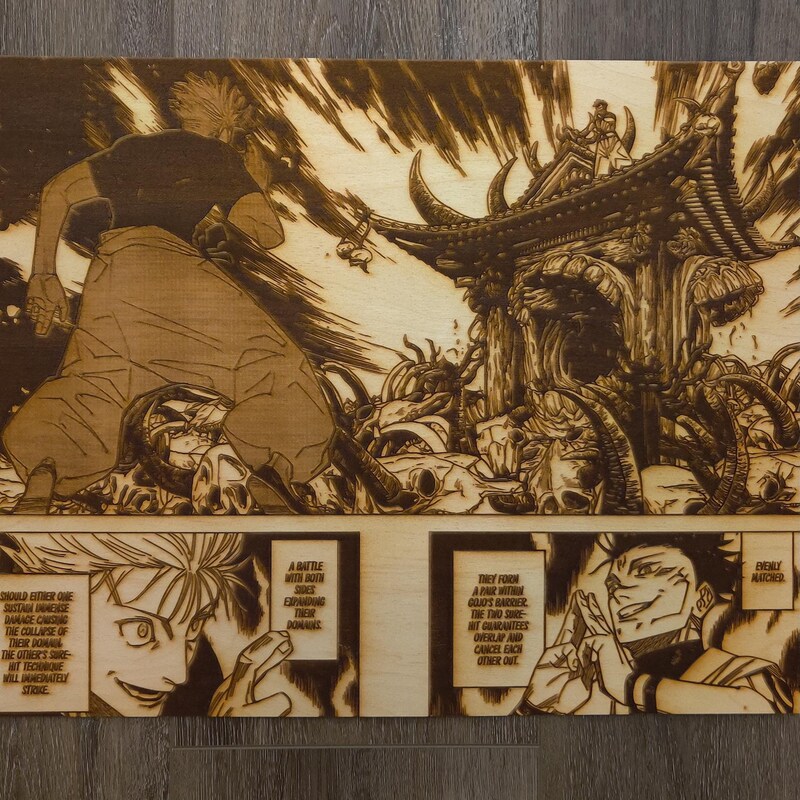 Gojo Vs Sukuna Manga Panels - Etsy