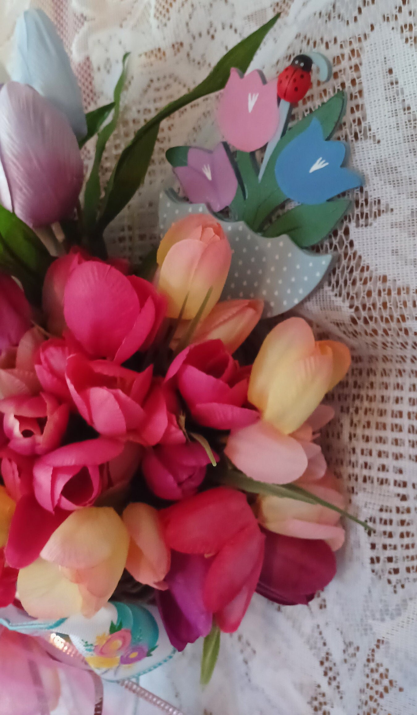 April Showers Bring Tulip Flowers: Palm-Tree Skirt + Metallic