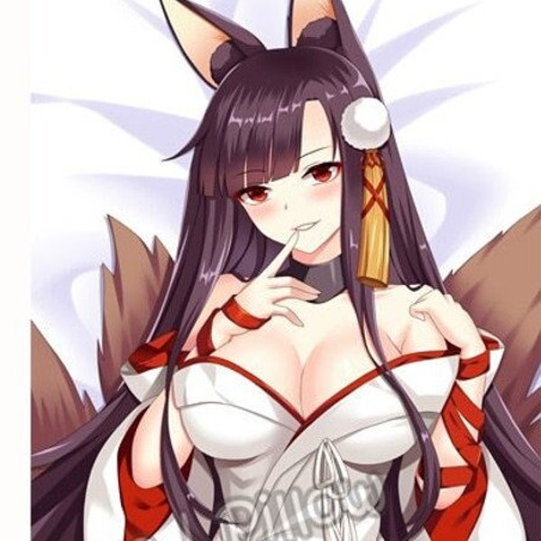 Hobby Xpress Azur Lane Akagi Dakimakura Anime Hugging Body Pillow Cover Case DIY Personalized Photo Doublesided