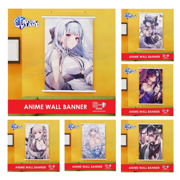 Hobby Xpress Anime Home Decor Wall Scroll Decoration Poster Hanging Banner Azure Lane