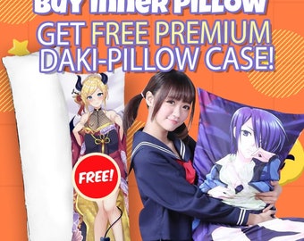 Hobby Xpress Anime Dakimakura 3D Pillowcase Accessories Hugging Body Long Pillow Inner Insert Core Pillow Cover Interior Cushion Filling