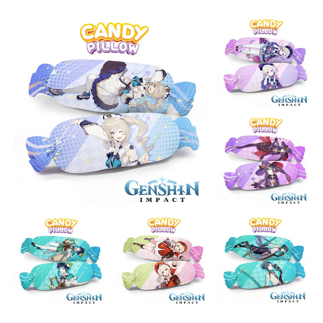 Hobby Xpress Genshin Impact Candy Pillow All Characters Custom Design