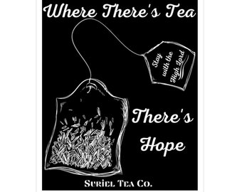 ACOTAR Suriel Tea Co Autocollant Vinyle Bookish, Sticker pour ordinateur portable Sarah J Maas, Autocollant Kindle