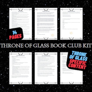 Throne Of Glass Book Club Kit