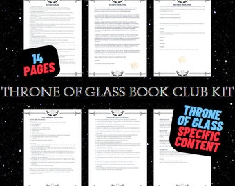 Throne Of Glass Book Club Kit