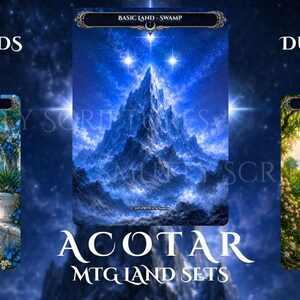 Booktok/ACOTAR Basic MTG Land Set