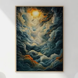 Dreamy Surreal Art Print - Whimsical Wall Decor - Enigmatic and Unique - Digital Download Available
