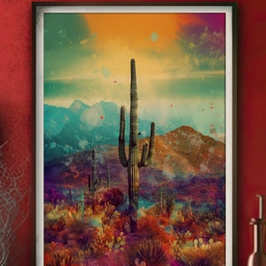 Western Dekor Western Wand Kunst Cowboy Wandkunst Westen Kunst Druck Vintage Western Kunst Cowgirl Wandkunst wilde Westen Wandkunst Wandkunst Kaktus Wand