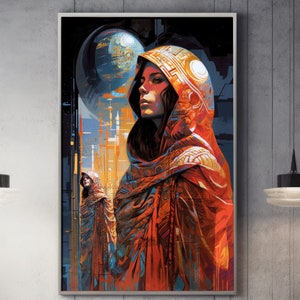Dune movie dune artwork dune fan art gothic art salem artist dark art high quality print art amos madruga dark art print bene gesserit