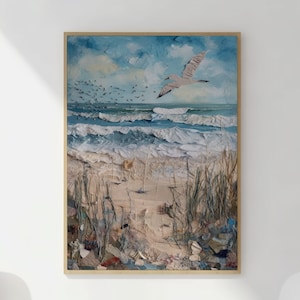 Ocean Animal Prints Nautical Nursery Art Ocean Nursery Print Set Sea Nursery Decor Sea Animal collage Ocean Wall Art for Home Décor