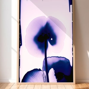 Purple Watercolor Floral Nursery Art Violet Flower Nursery Wall Decor Baby Girl Nursery Art Print Lavender Floral Floral Bouquet flower baby
