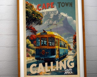 Cape Town Travel Prints & Posters - South African Art for Home Decor