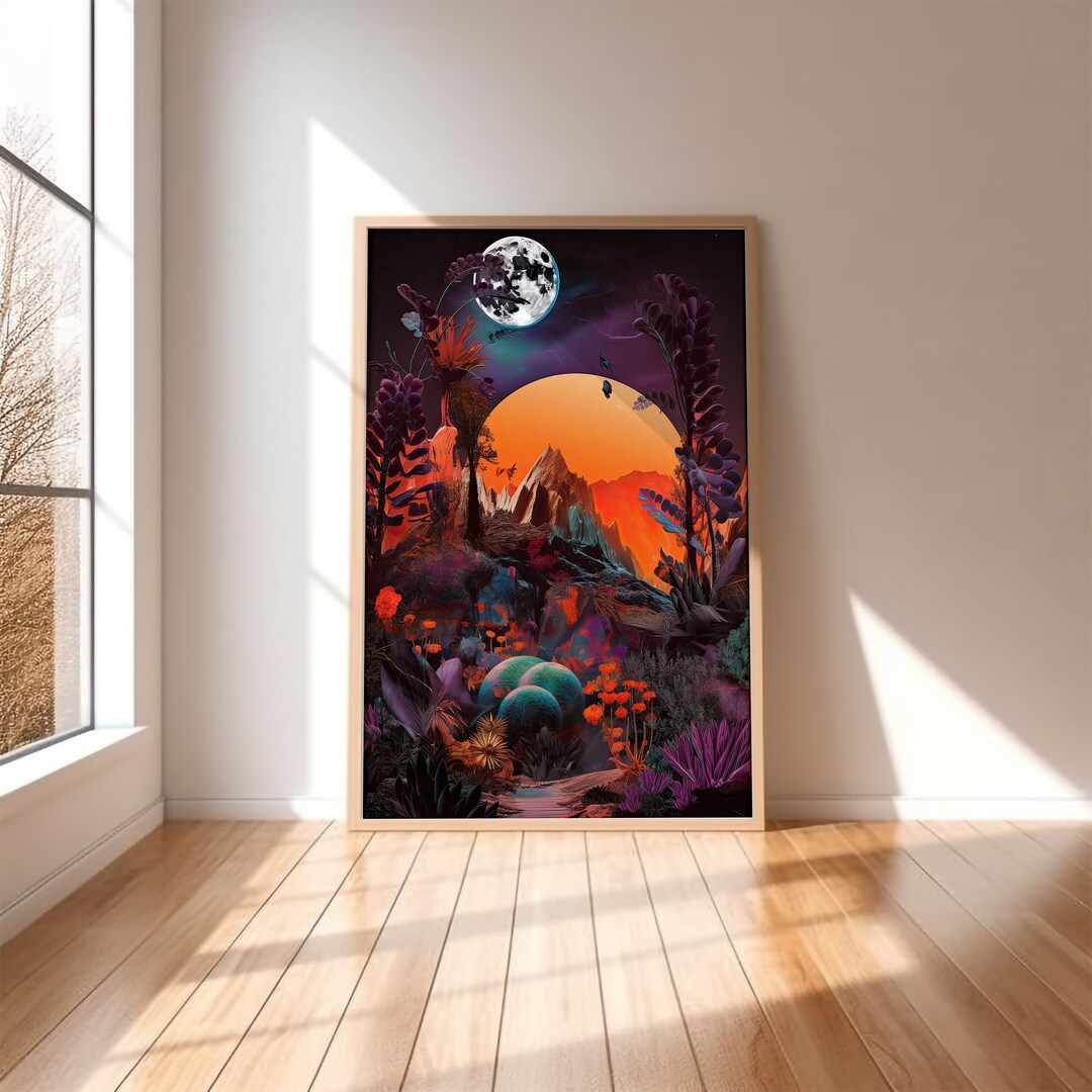 Vintage Art Collage Art Home Decor Surreal Art Shoppe Wall Decor Art ...