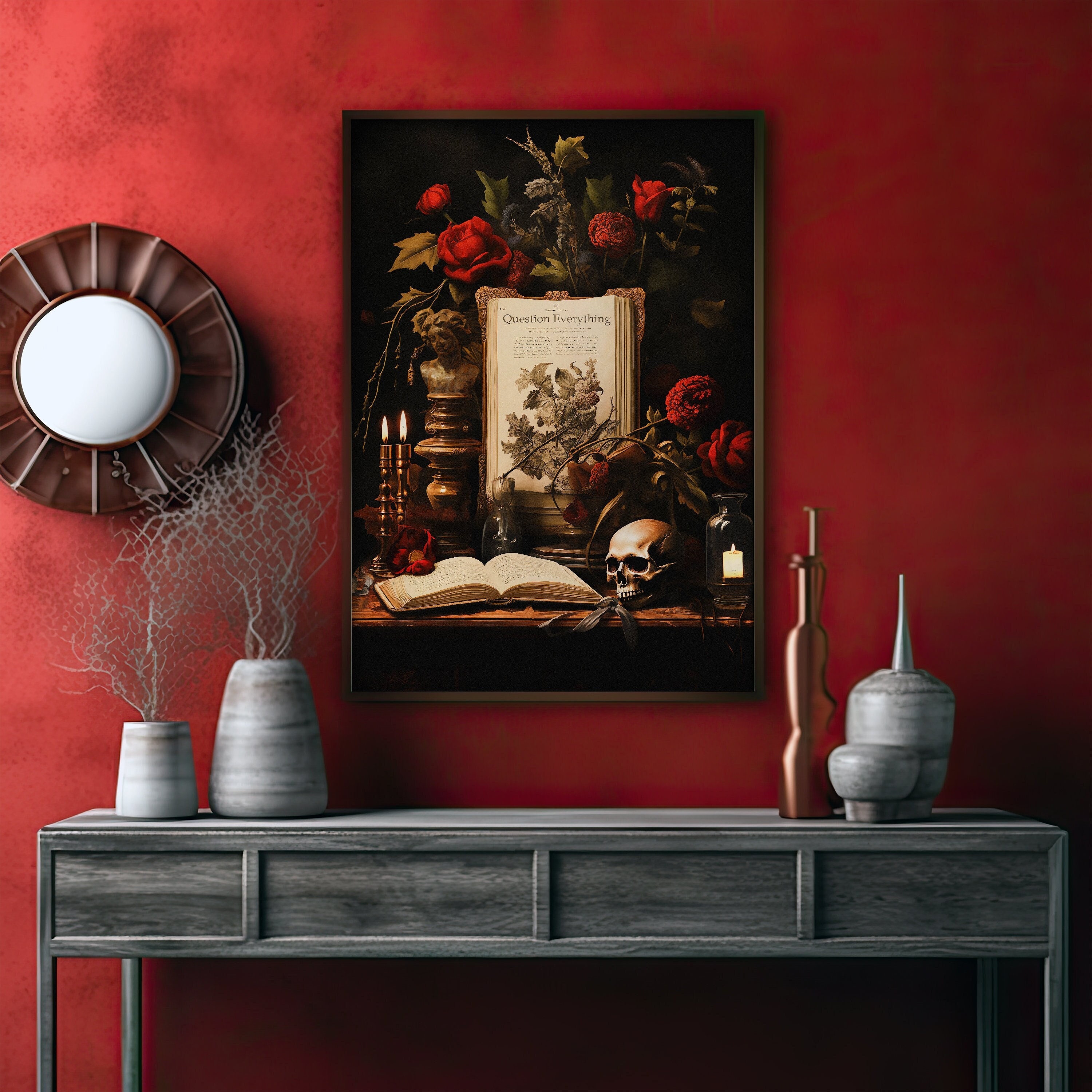 Dark Academia Wall Art