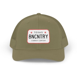 Casquette trucker snapback brodée BNCNTRY, chapeau inspiré de la tournée Cowboy Carter de Beyonce, tenues de scène Beyonce, chapeau de concert, mode hip hop