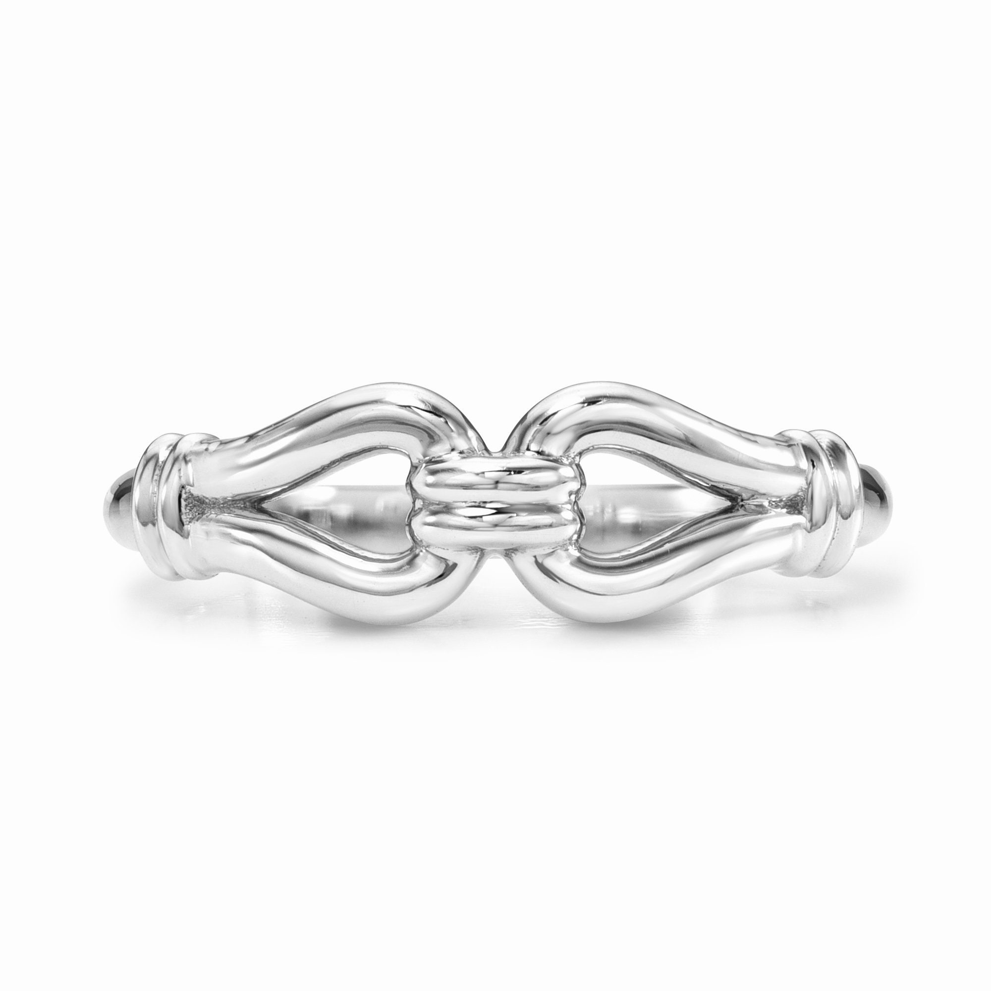 14K Double Loop Ring I Endless Love Jewelry I Double Knot Ring I Love ...